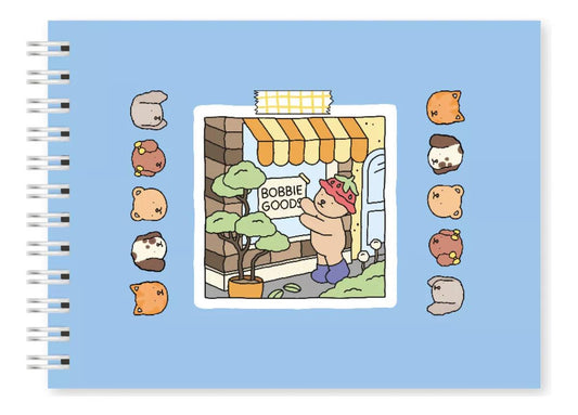 Livro de Colorir Azul Boobie Goods Capa Dura 50 Páginas